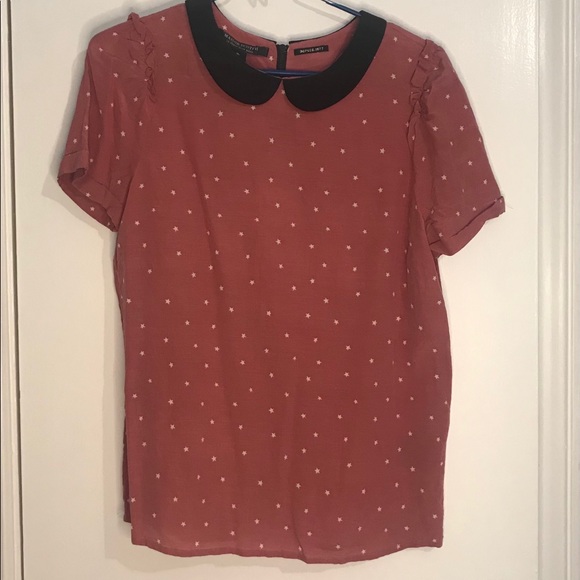 Scotch & Soda, salmon, starred, short-sleeve top - Picture 1 of 4